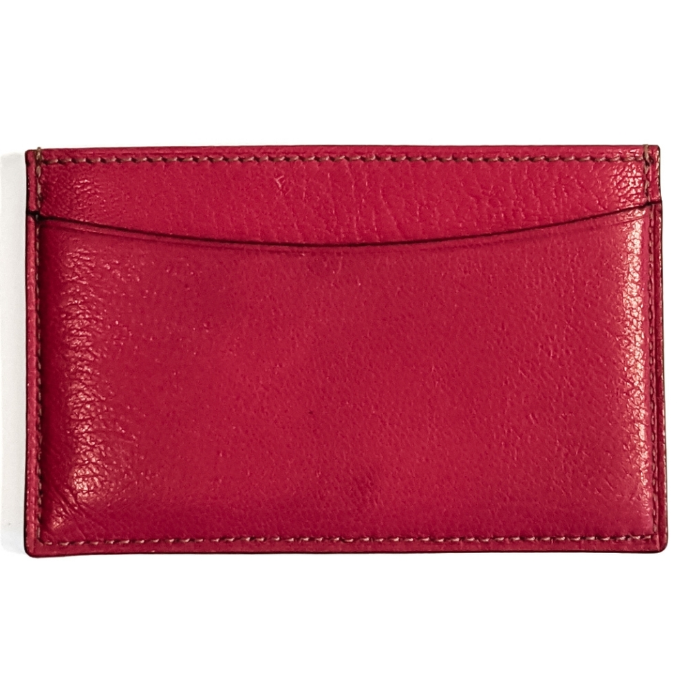 CARTIER Vintage Leather Card Holder - Red - Picture 3 of 10